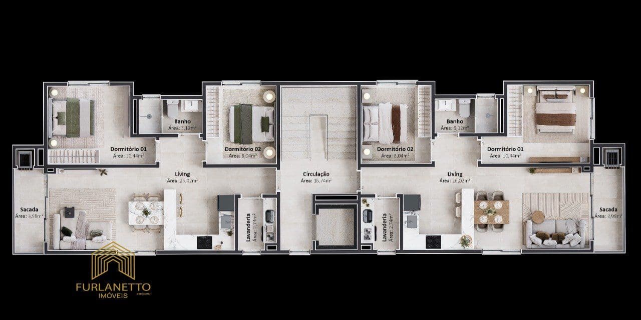 Apartamento em João Costa, Joinville — foto 3